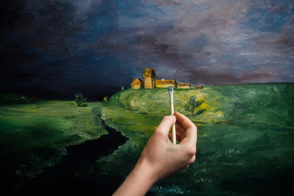 ציור על קנבס